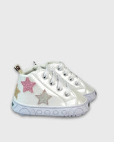 Tenis Bota Estrellas Blanco Melosos